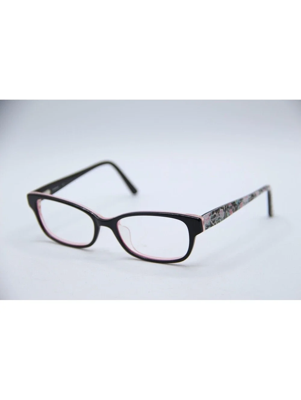 Bebe Bb5183 001 Jet Black Pink Floral Authentic Eyeglasses
